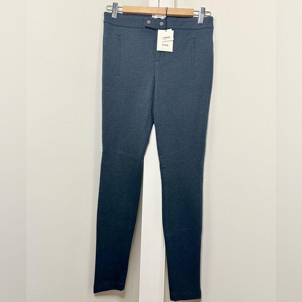 Vince Gray Ponte Knit Skinny Pants - NWT